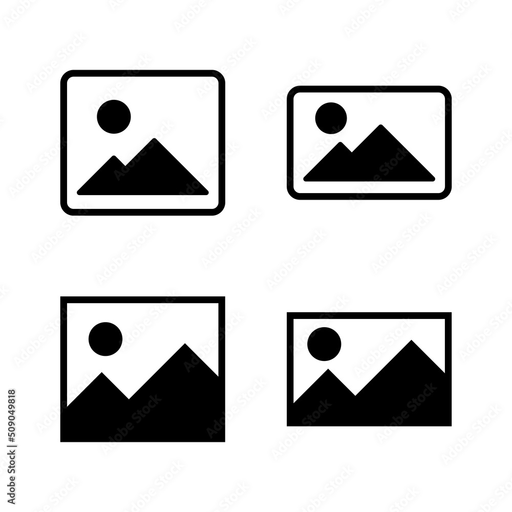 Picture icon vector. photo gallery sign and symbol. image icon Picture icon vector. photo gallery sign and symbol. image icon