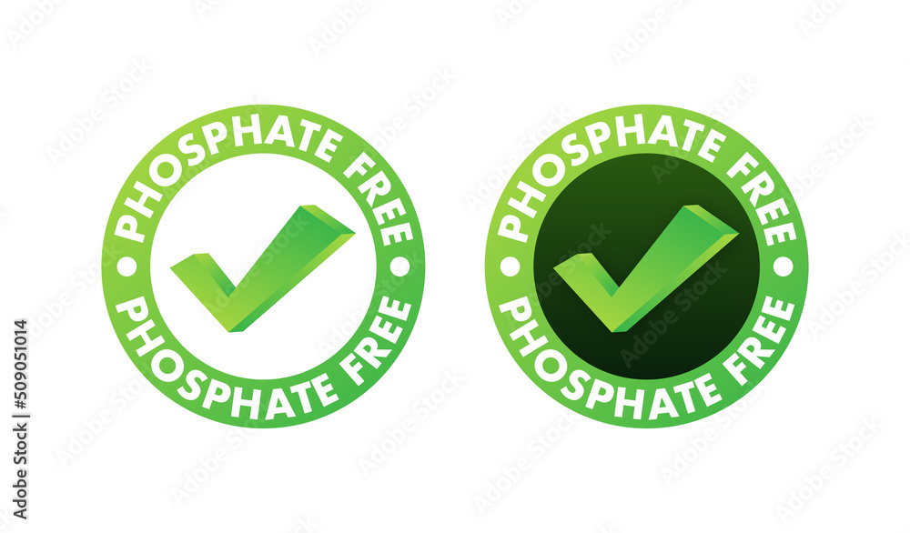Icon for banner design with phosphate free. Logo symbol. Icon for banner design with phosphate free. Logo symbol.