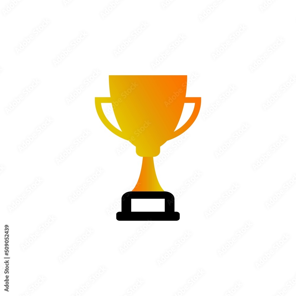 trophy icon vector illustration design trophy icon vector illustration design