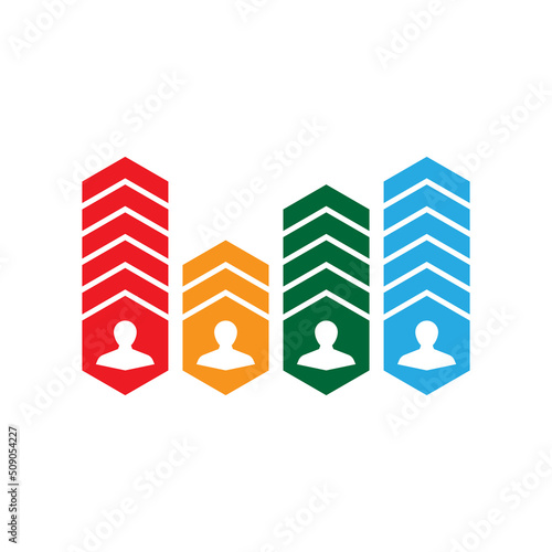 Exit polling icon design isolated on white background