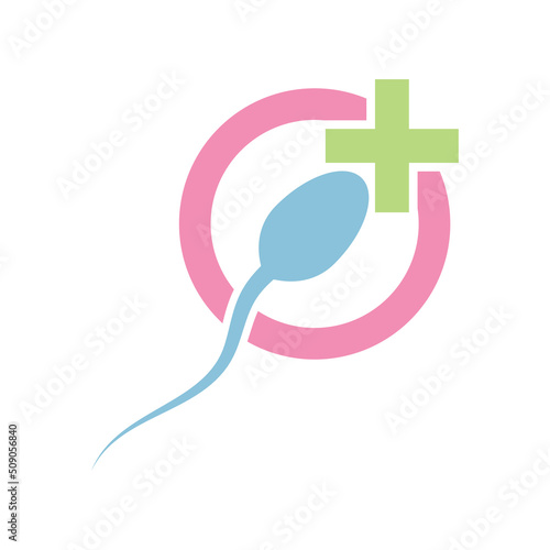 Sperm logo illustration