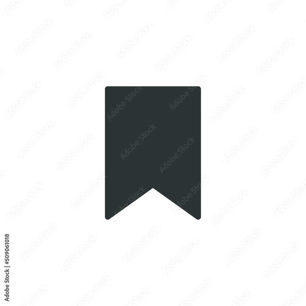 Vector sign of the bookmark symbol is isolated on a white background. bookmark icon color editable. Vector sign of the bookmark symbol is isolated on a white background. bookmark icon color editable.