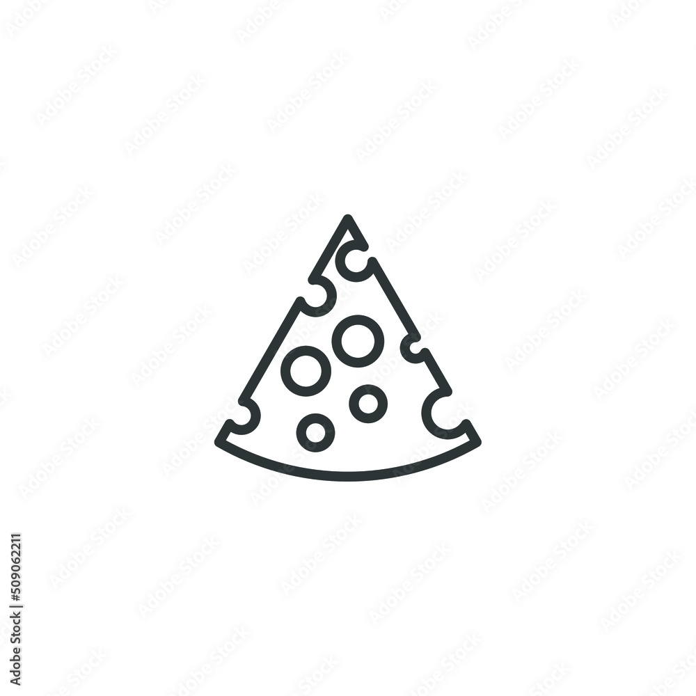Vector sign of the cheese symbol is isolated on a white background. cheese icon color editable. Vector sign of the cheese symbol is isolated on a white background. cheese icon color editable.