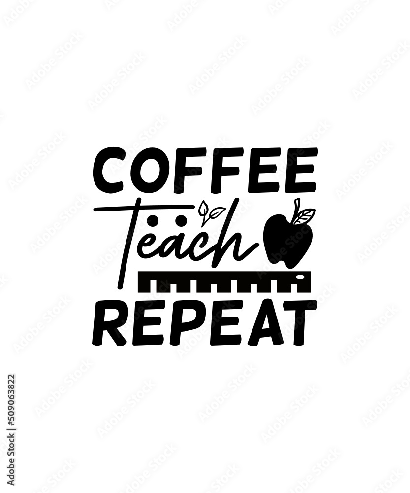 Fototapeta premium Teacher Svg Design