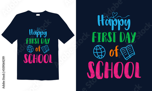 Back to school T-shirt, Hello preschool, Kindergarten. Best for fashion graphics, t-shirt prints, posters, stickers, décor elements, t-shirts, and prints.