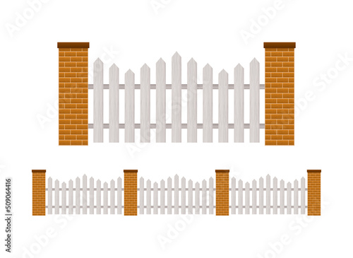 Hedge wooden, great design for any purposes. Cartoon people vector illustration