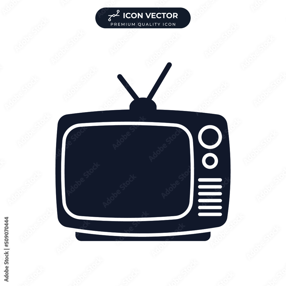 television icon symbol template for graphic and web design collection logo vector illustration television icon symbol template for graphic and web design collection logo vector illustration