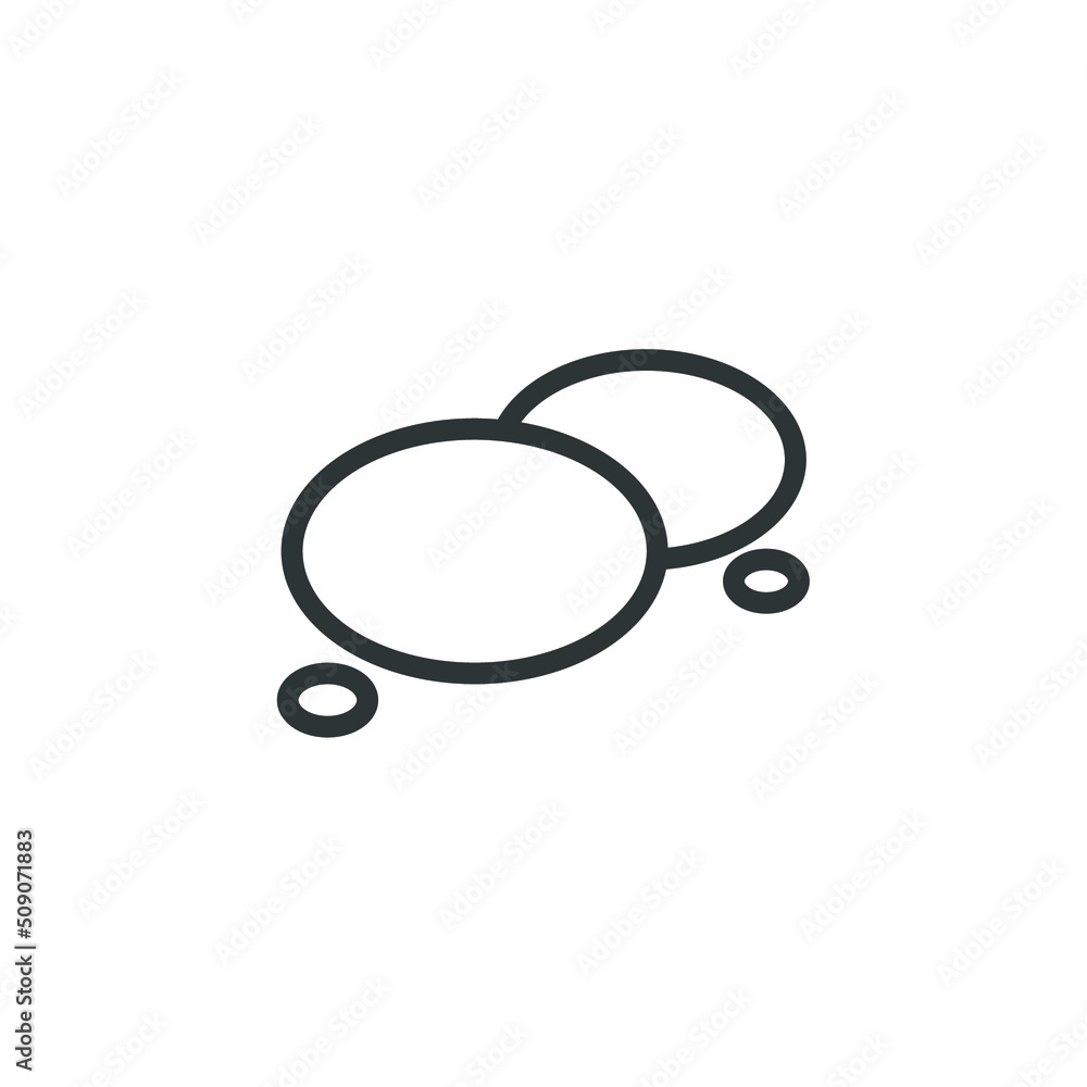 Vector sign of the speech bubbles symbol is isolated on a white background. speech bubbles icon color editable. Vector sign of the speech bubbles symbol is isolated on a white background. speech bubbles icon color editable.