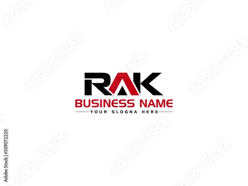 Letter RAK Logo Icon Design, Creative rak Logo Letter Vector Art For All Kind Of use