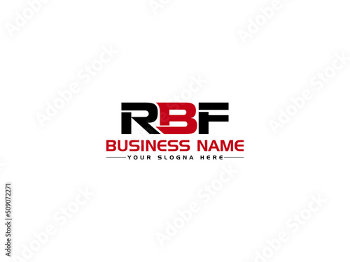 Colorful RBF Logo Icon Design, Letter RB Logo Image Vector Stock For Brand photo