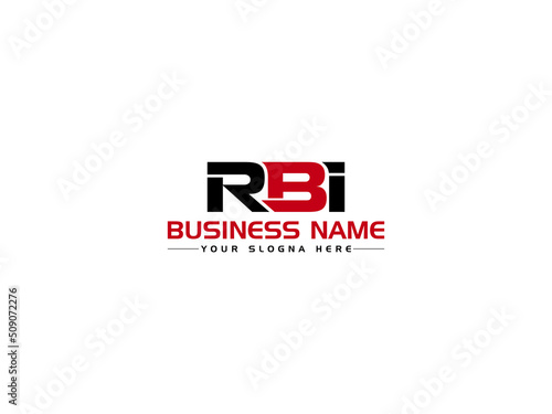 Colorful RBI Logo Icon Design, Letter RB Logo Image Vector Stock For Brand photo