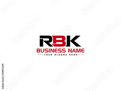 Colorful RBK Logo Icon Design, Letter RB Logo Image Vector Stock For Brand
