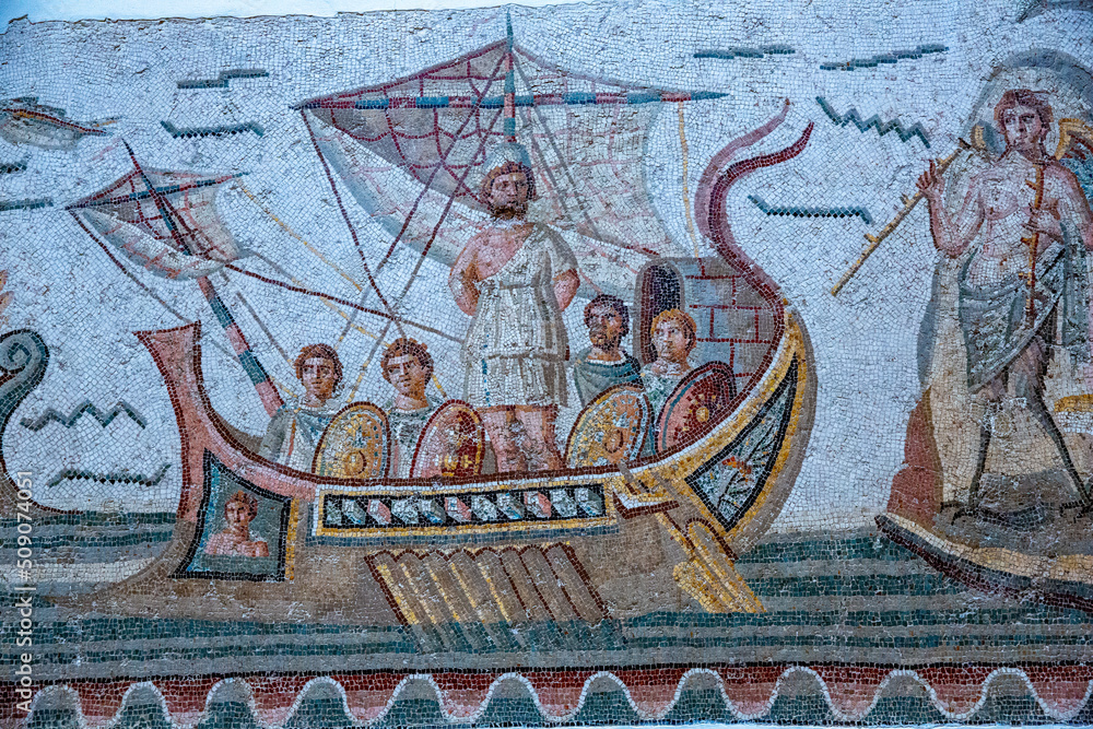 Fototapeta premium チュニジアのモザイク画