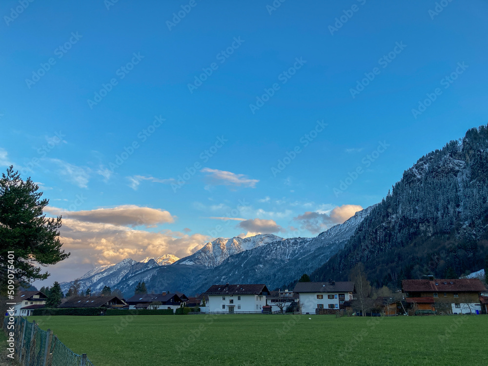 Bergwandern in Pfronten, Allgäu, Bayern
