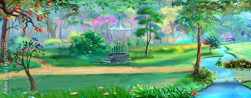 Pathway in a public park