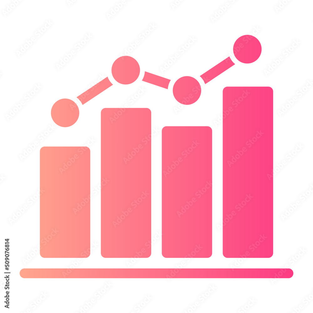 analytics gradient icon analytics gradient icon