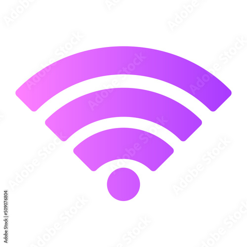 wifi gradient icon