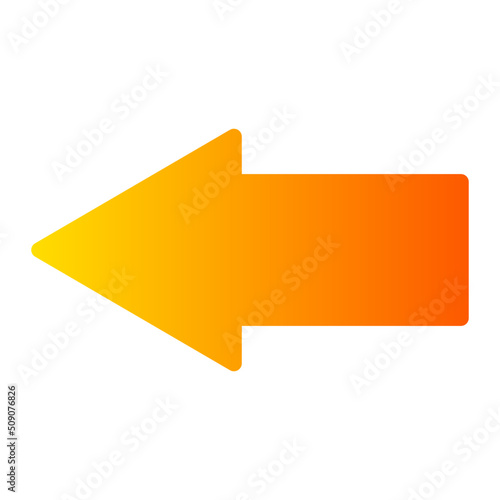 arrow gradient icon photo