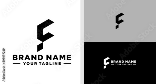 FC LOGO GEOMETRIC ELEGANT MONOGRAM EDITABLE