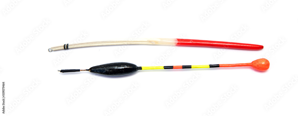 float hook fishing line on white background float hook fishing line on white background