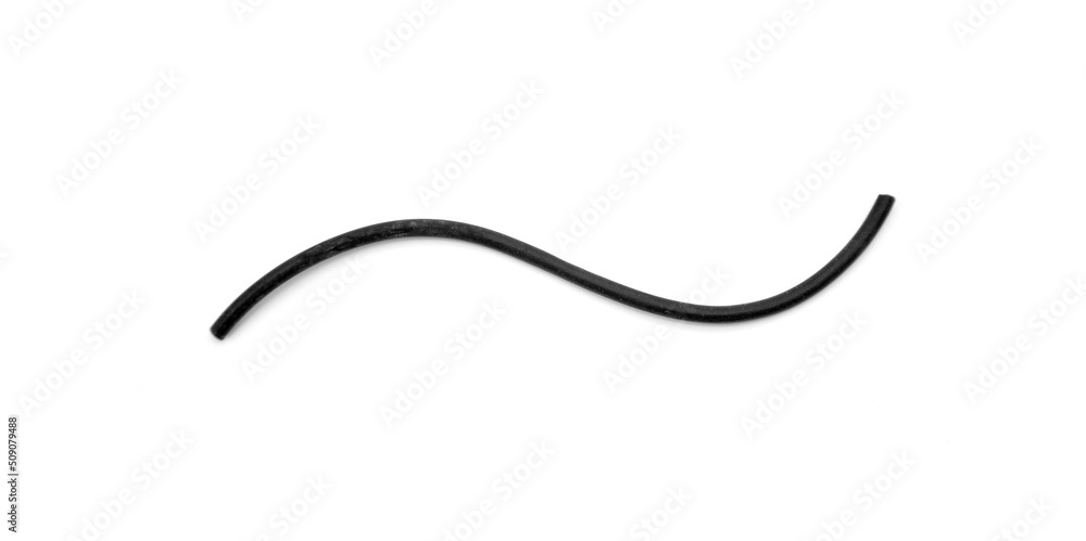 isolated wire on white background