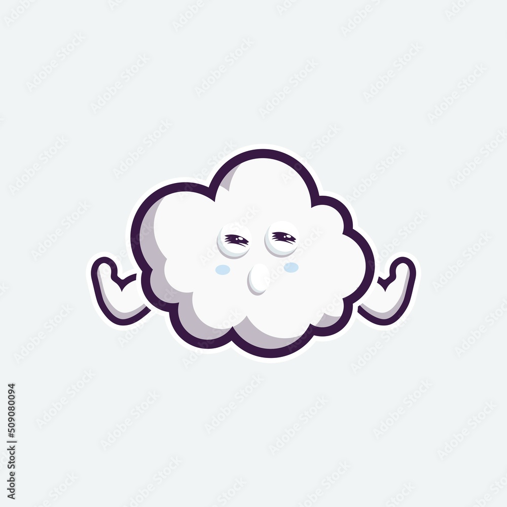 cute character set bundle mascot and sticker design cloud for online shopping emoticon expression face and thunder storm cloud cute character set bundle mascot and sticker design cloud for online shopping emoticon expression face and thunder storm cloud