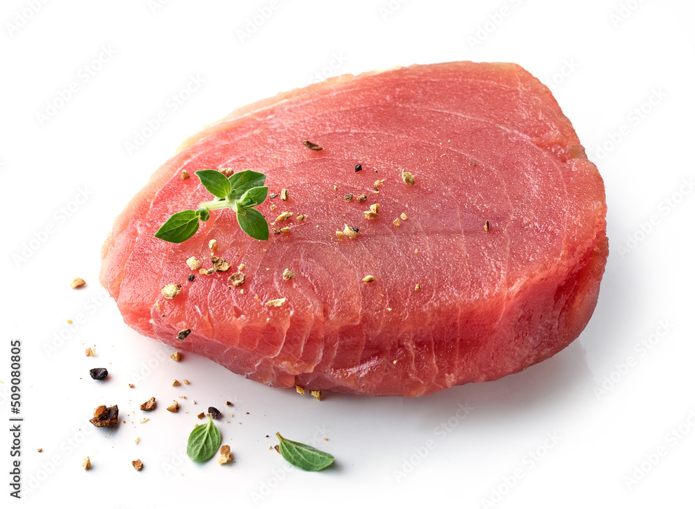 fresh raw tuna steak fresh raw tuna steak