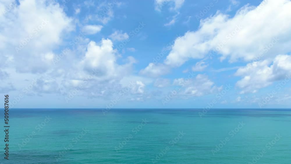 Panoramic view blue sky and white clouds Panoramic view blue sky and white clouds