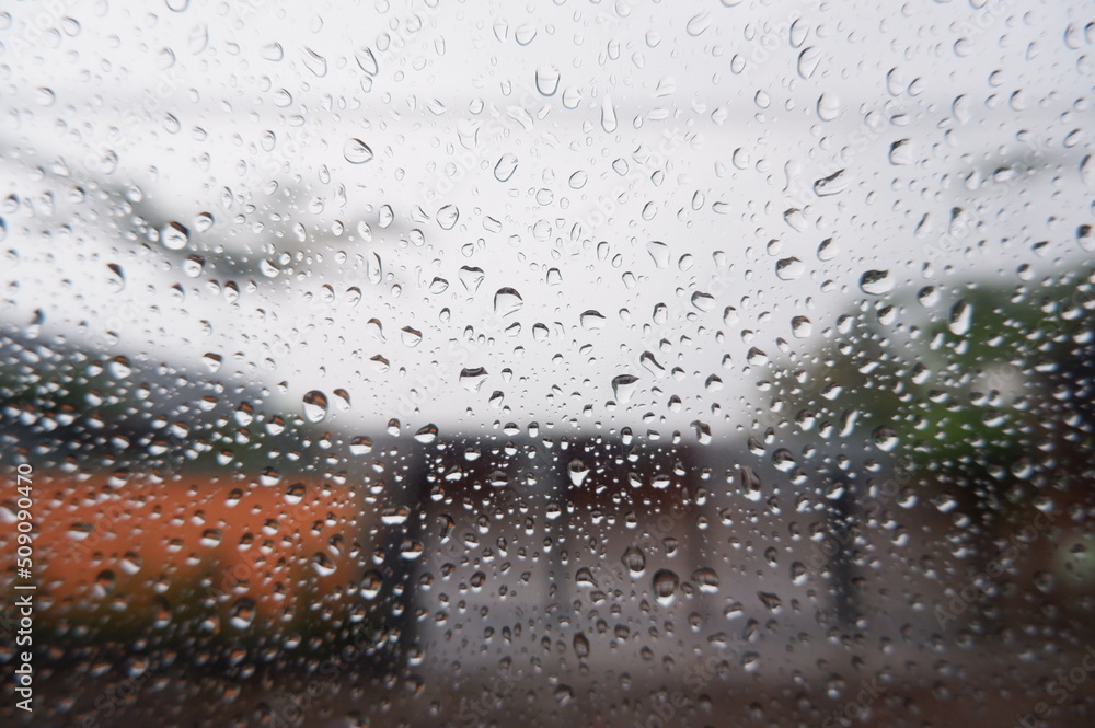 rain on the window