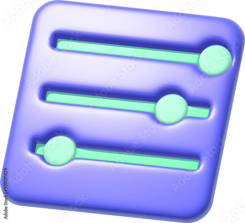 Wallpaper Mural 3d vector render concept, Soft Neumorphistic on and off toggle switch for UI interface. Trending Vector design UX element. Torontodigital.ca