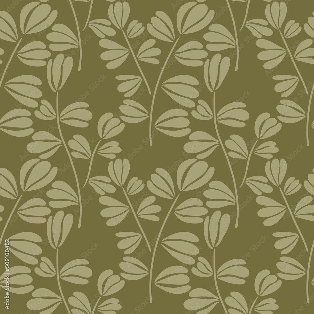 Summer floral seamless coloured leaves pattern for fabrics and packaging and linens and kids and wrapping paper Summer floral seamless coloured leaves pattern for fabrics and packaging and linens and kids and wrapping paper