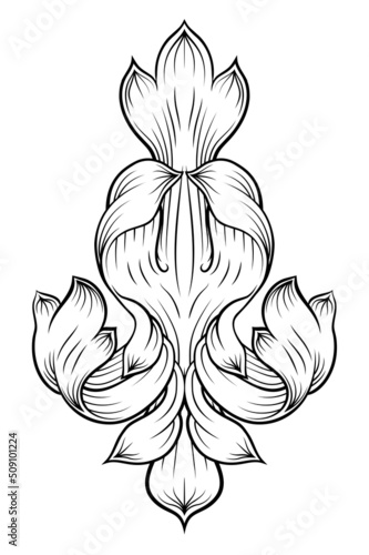 Filigree Heraldic Crest Coa...