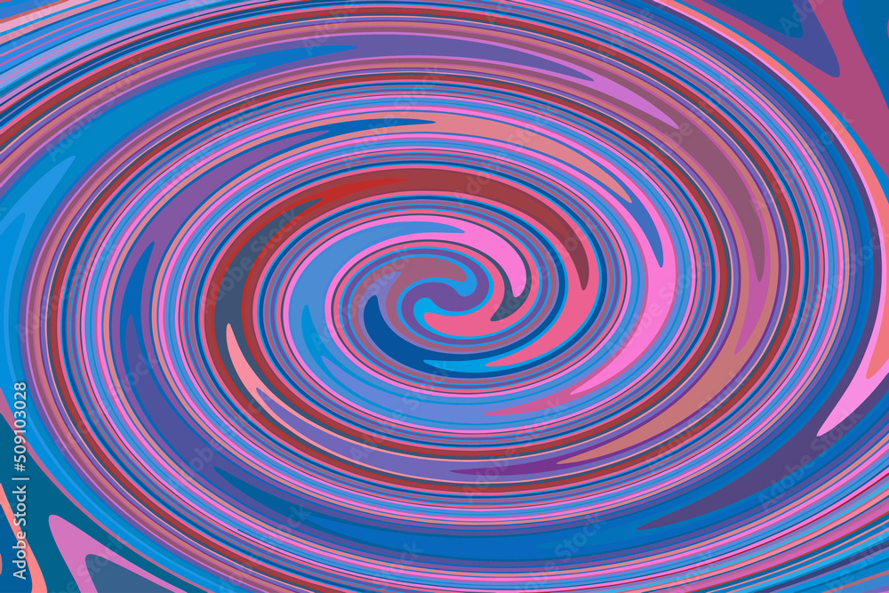 Fototapeta premium Abstract Colourful Spiral Perfect For Background