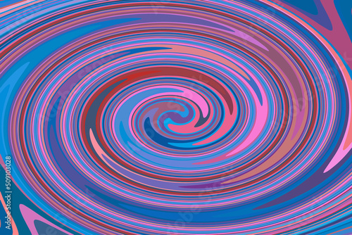 Abstract Colourful Spiral Perfect For Background