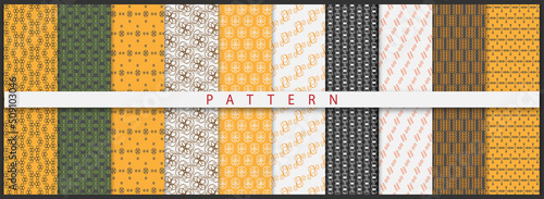 Abstract New pattern background colorful minimal geometric patterns set Free Vector 