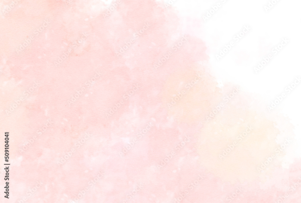 Fototapeta premium 背景素材_水彩テクスチャ_ピンク