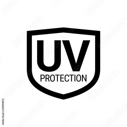 UV ultraviolet light vector icon badge