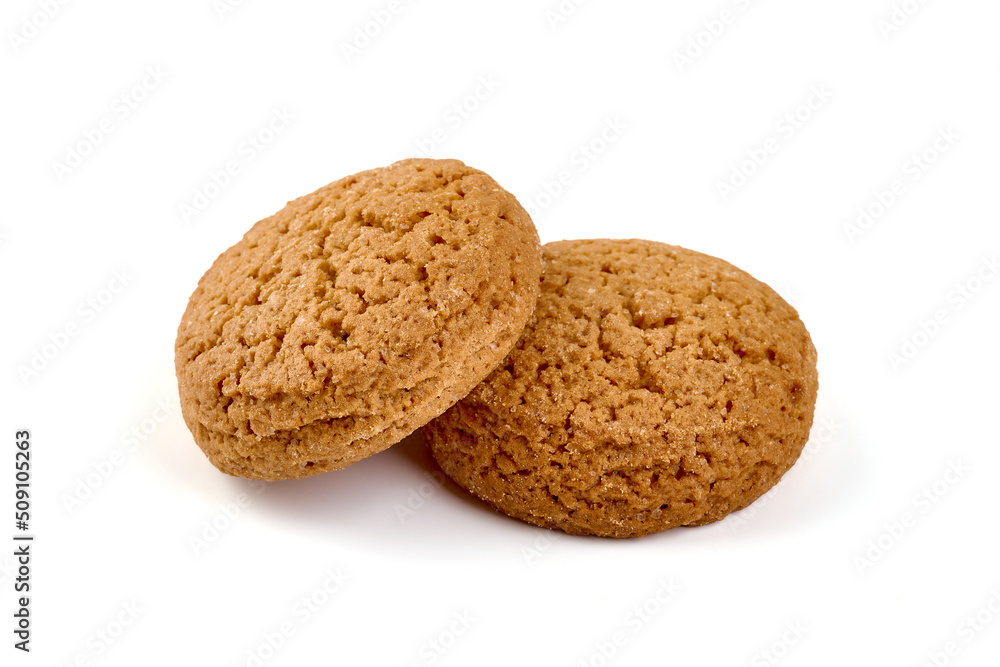 Oatmeal Cookies, isolated on white background. Oatmeal Cookies, isolated on white background.