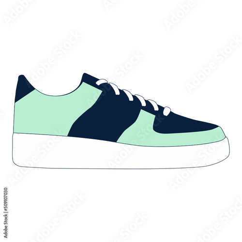 Sneakers illustration icon svg web ios android