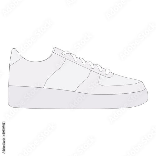 Sneakers illustration icon svg web ios android