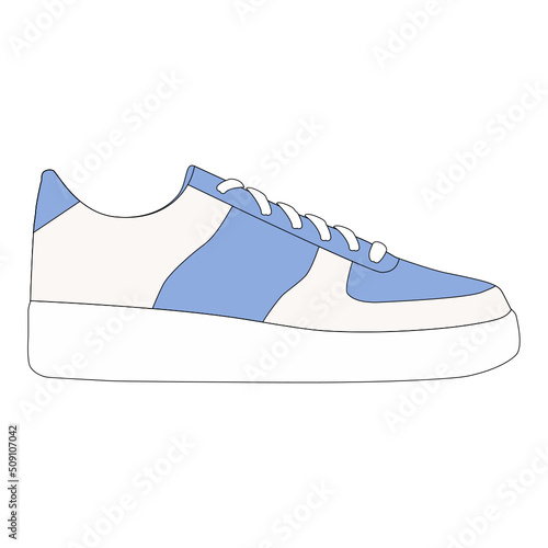 Sneakers illustration icon svg web ios android