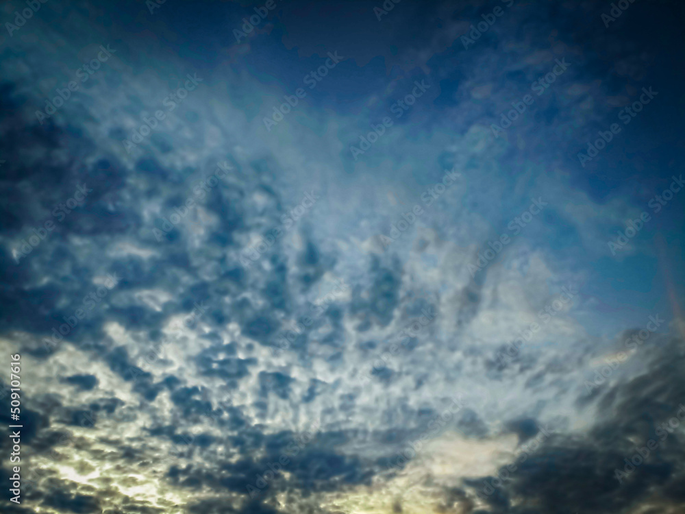 Fototapeta premium dark clouds in the sky, beautiful nature
