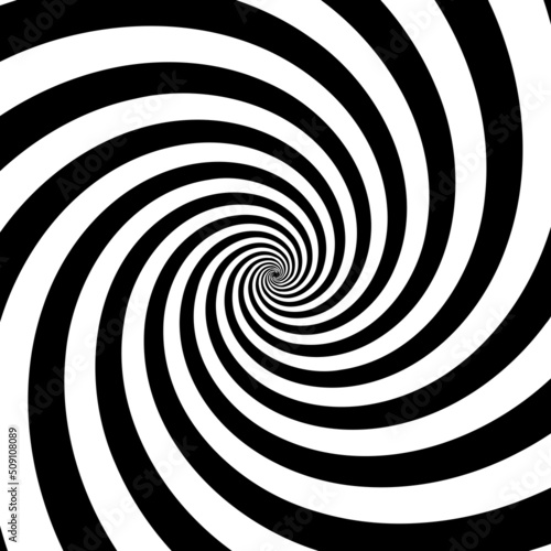 black and white spiral background