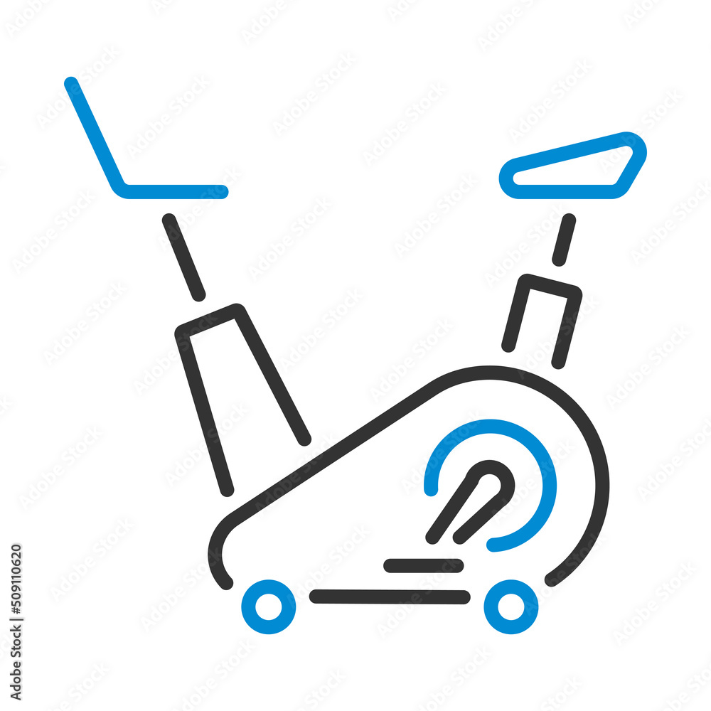 Icon Of Exercise Bicycle Icon Of Exercise Bicycle