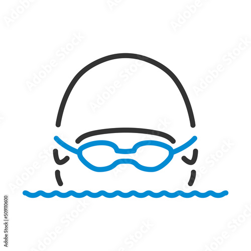 Icon Of Swimming Man