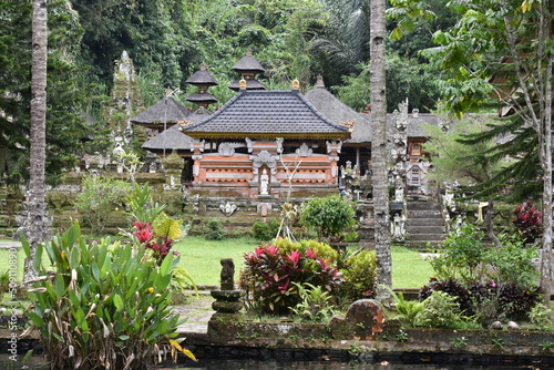 Wide View of Pura Gunung Kawi near Ubud, Bali
