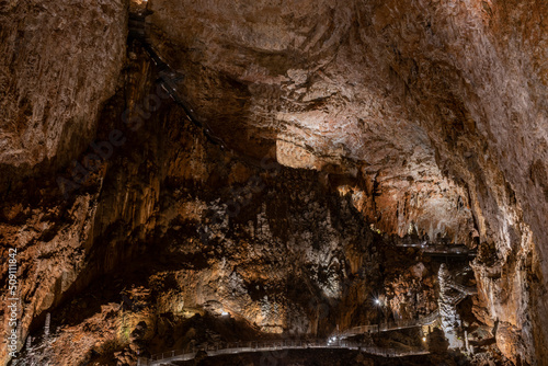The Grotta Gigante is a giant cave on the Italian side of the Trieste Karst (Carso). Spectacular stalagmites and stalactites formations inside one of the biggest caves in the world.