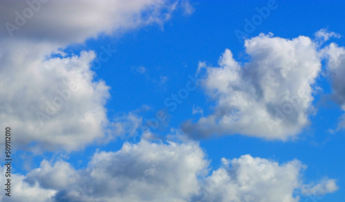 blue sky and clouds