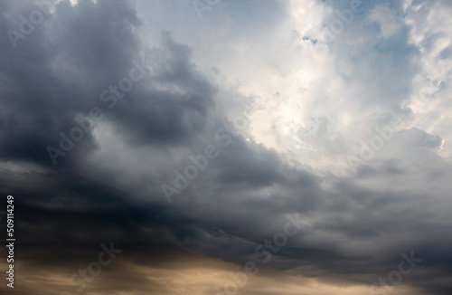 Storm clouds, dramatic sky, nature background