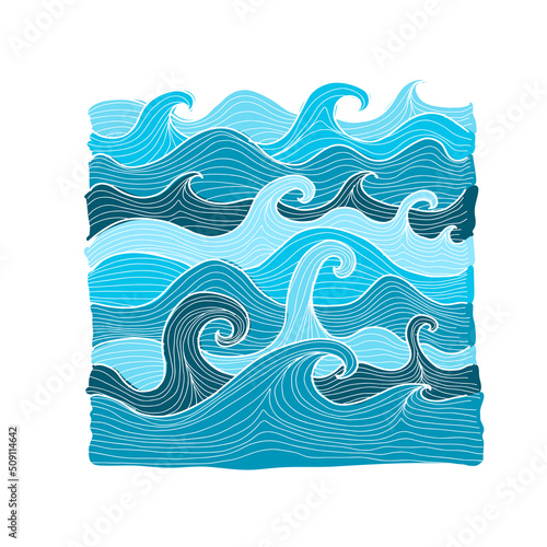 Abstract sea background for your design